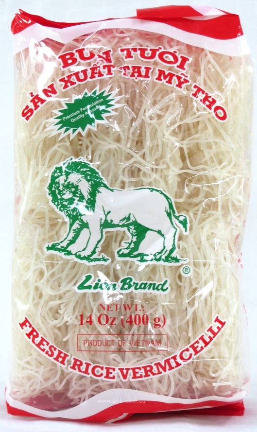 Image describes Lion Bun Tuoi Fresh Rice:Vermi. 30x400g