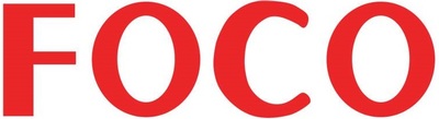 Image presents FOCO brand logo