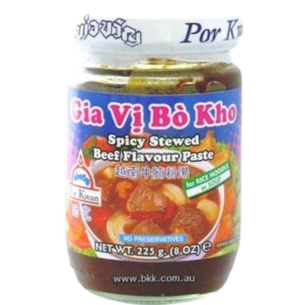 Image presents Pkwn Spicy Stewed Beef Bo Kho 24x225g.