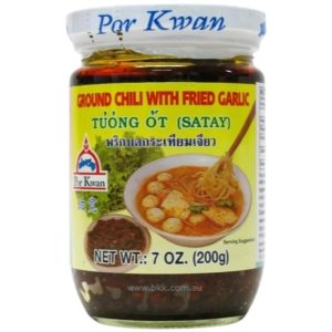 Image presents Pokwan Ground Chili_fried Garlic 24x200g