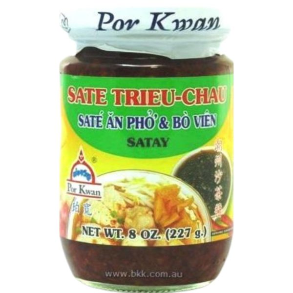 Image presents Porkwan Sate Sauce 24x200g(Trieu-chau)