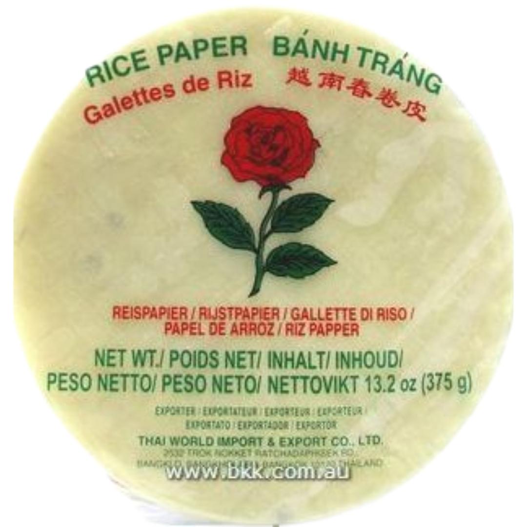 Image presents Rose Rice Paper 22cm 28x375g Round