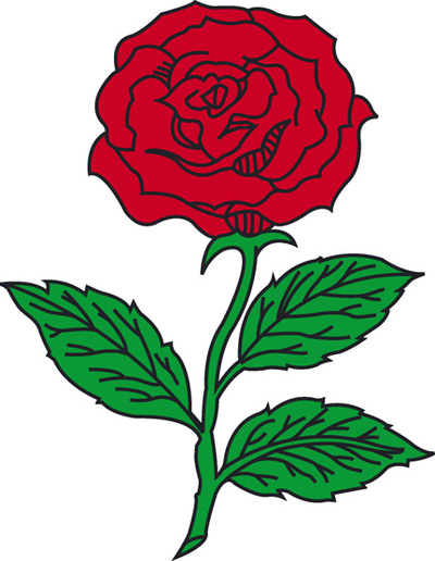 Image presents Rose brand logo
