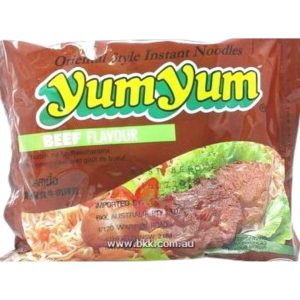 Image presents Yum Yum Beef Ndl 3x30x60g