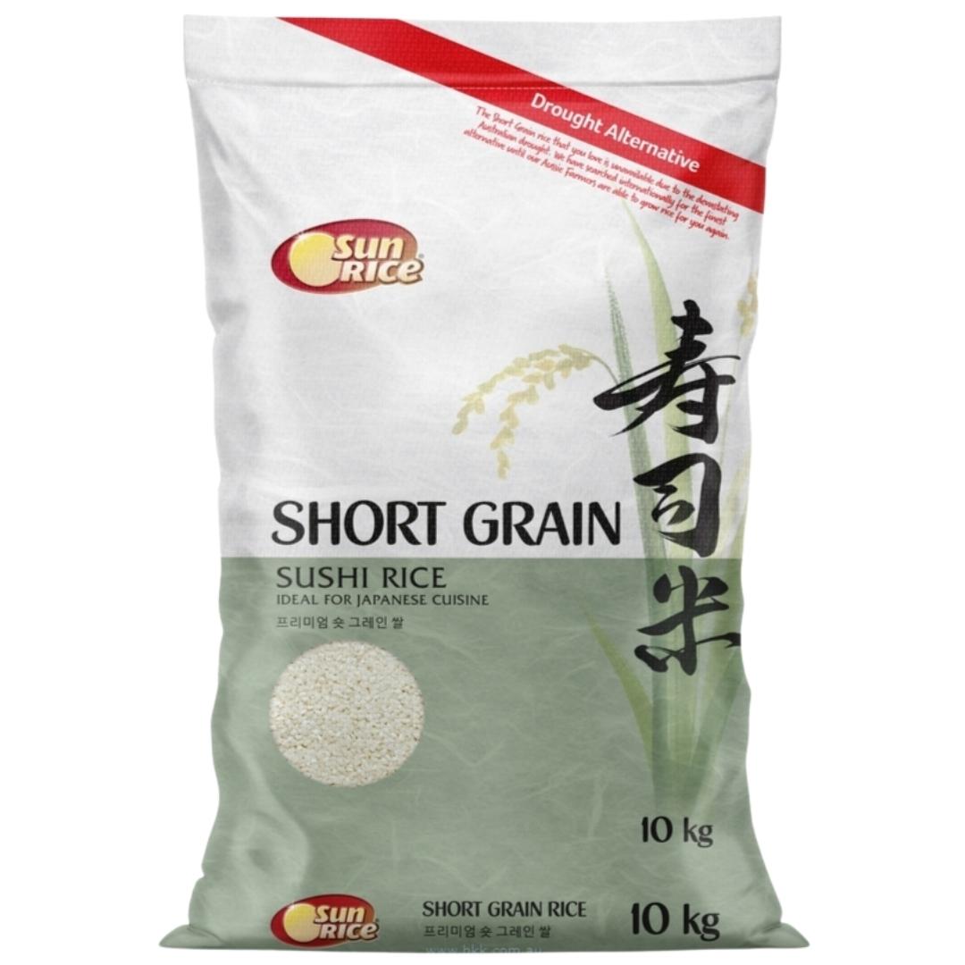 Image presents 10kg Short Grain Sushi Rice (Australian)