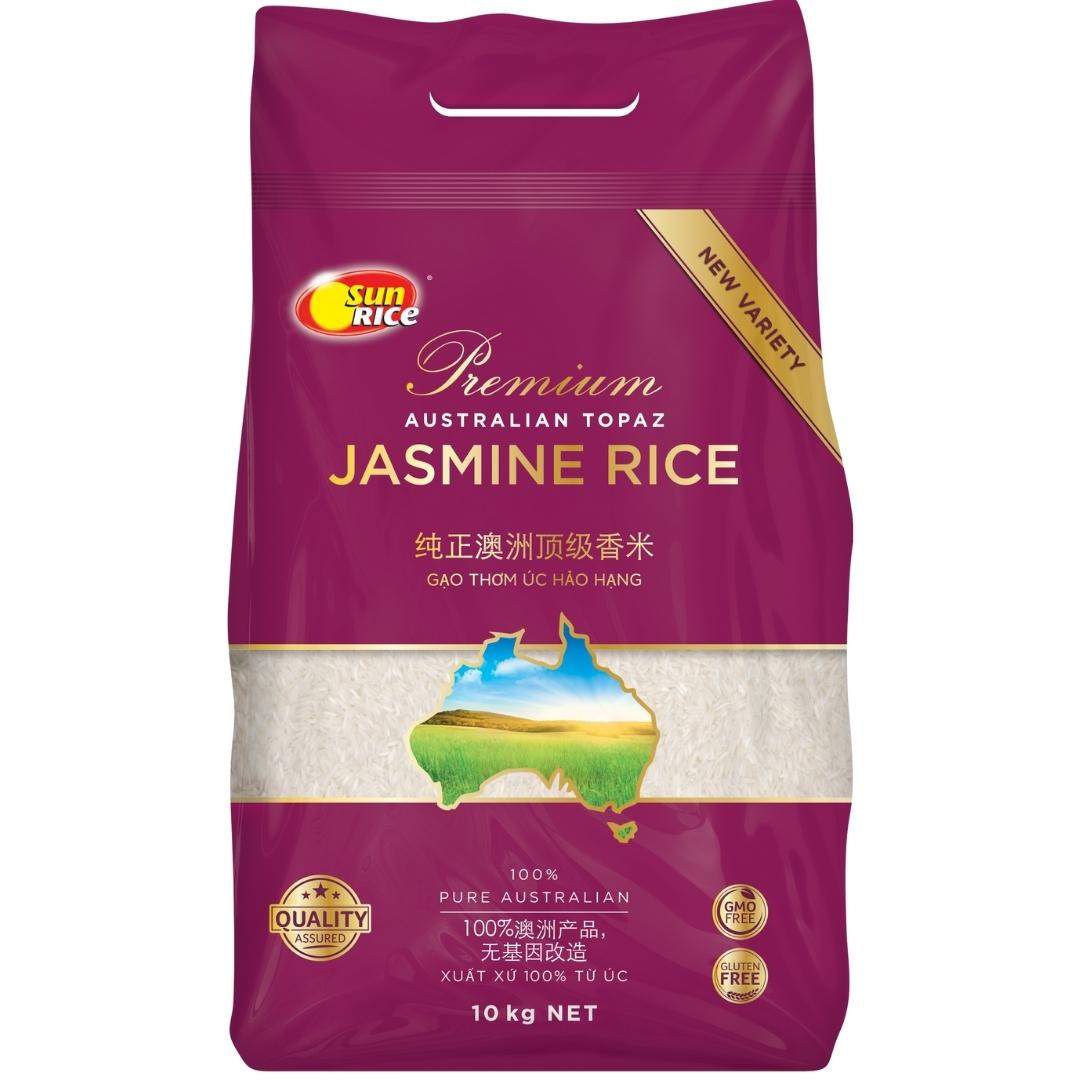 Iamge presents 10kg Sunrice Topaz Rice