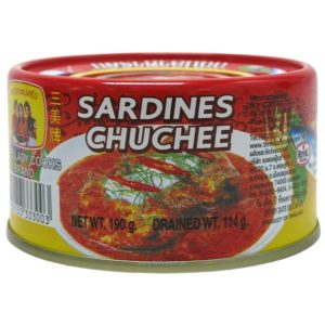 Image presents 3 Lady Sardine Chuchee 48x190g.
