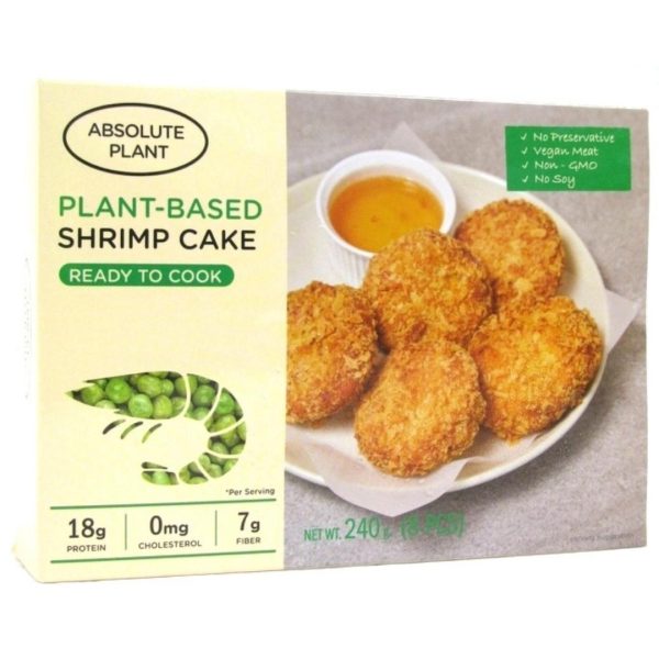 Image presents Absolute Plant Based Shrimp Cake 24x240g