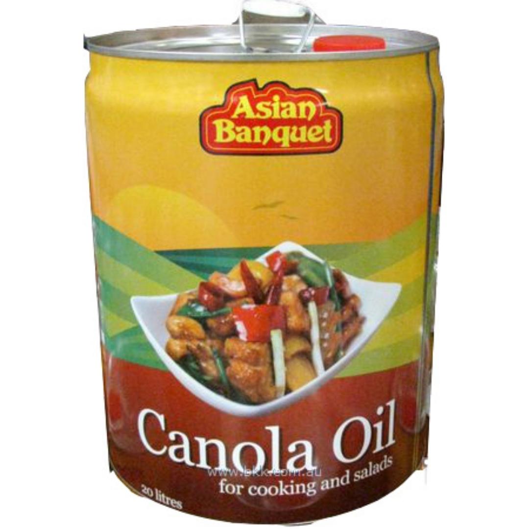 Image presents Asian Banquiet Canola Oil 20 Ltr (Drum)