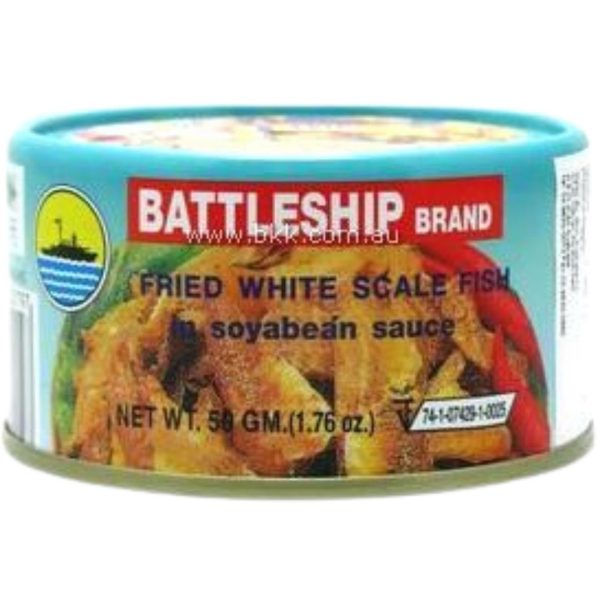 Image presents Battle Ship White Scale Fish 48x50g