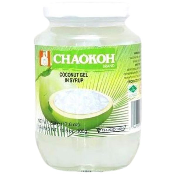 Image presents Chao Koh Coconut Gel In Syrup 24x500g