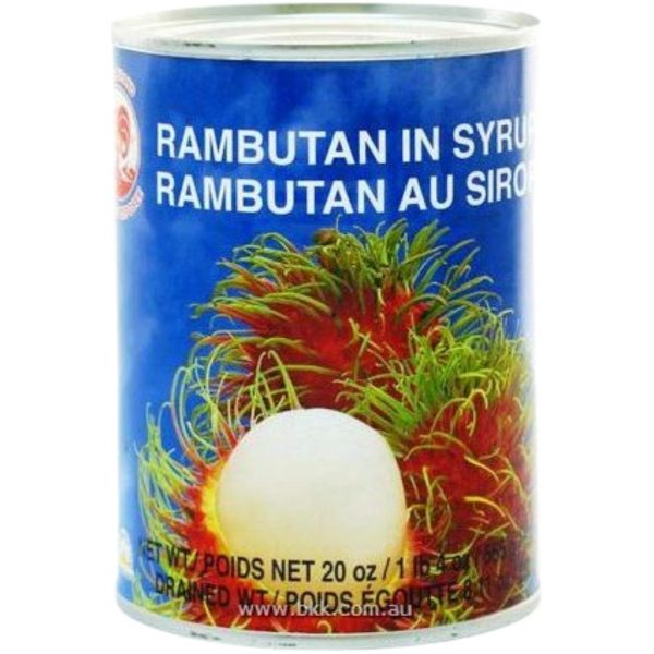 Image presents Cock Canned Rambutan 12x565g