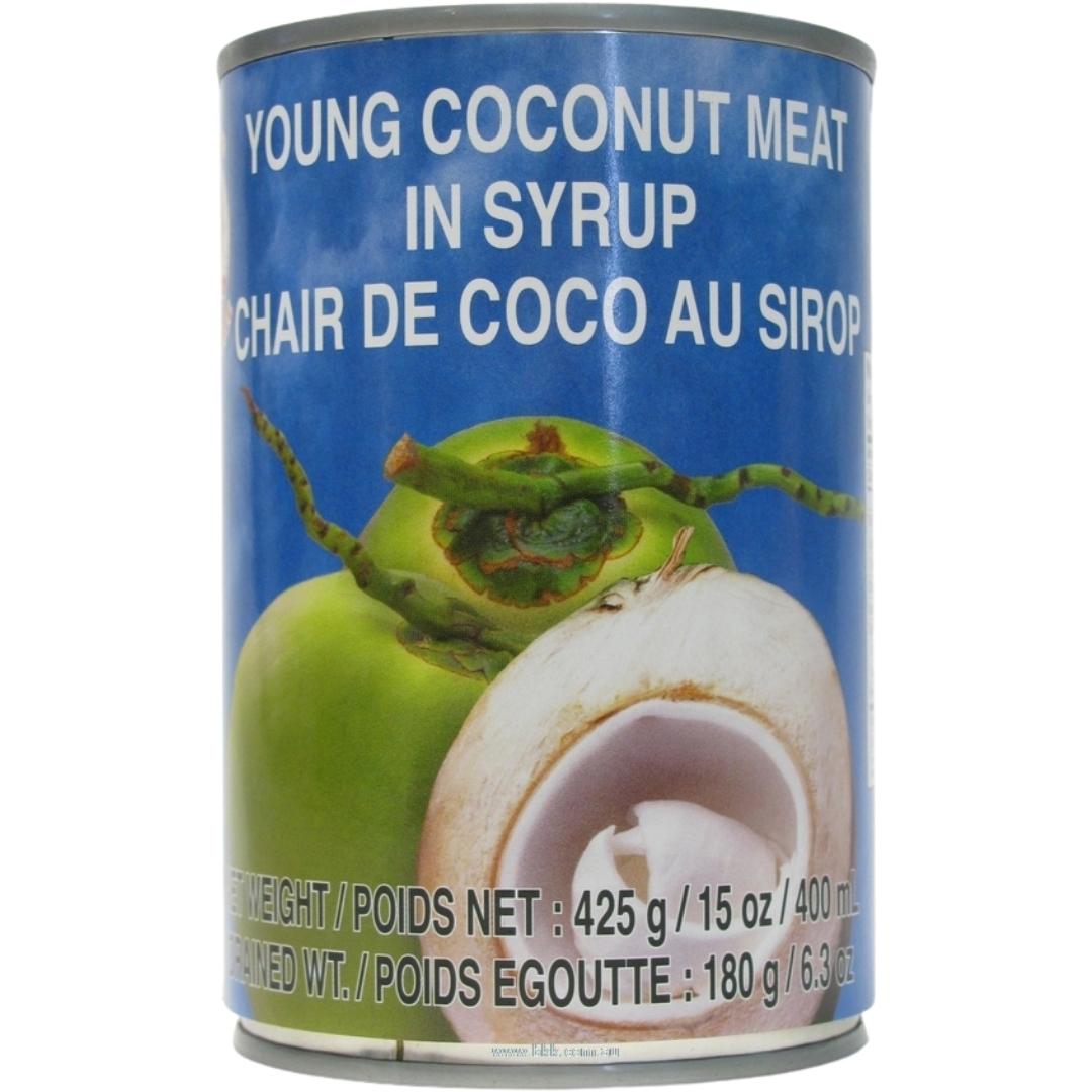 Image presents Cock Coconut Meat In Syrup 12x425g
