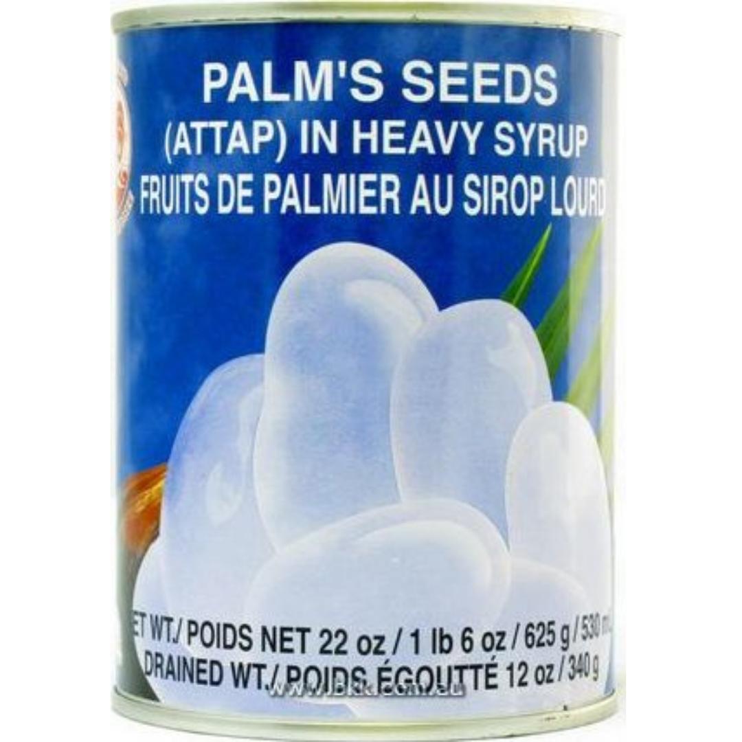 Image presents Cock Palmseed In Syrup Attap 12x625g