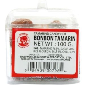 Image presents Cock-bonbon Tamarindsugar Hot 100x100g