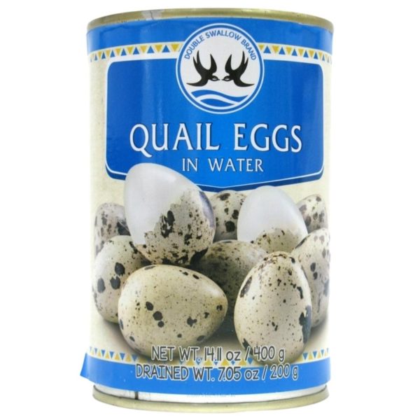 image presents Double Swallow Quail Egg 12x400g