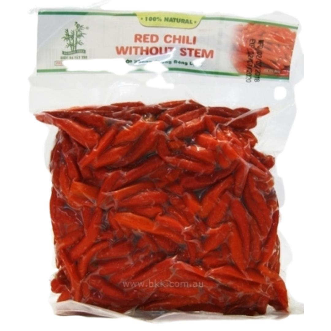 Image presents G_bamboo Red Chilli W_o Stem 20x500g