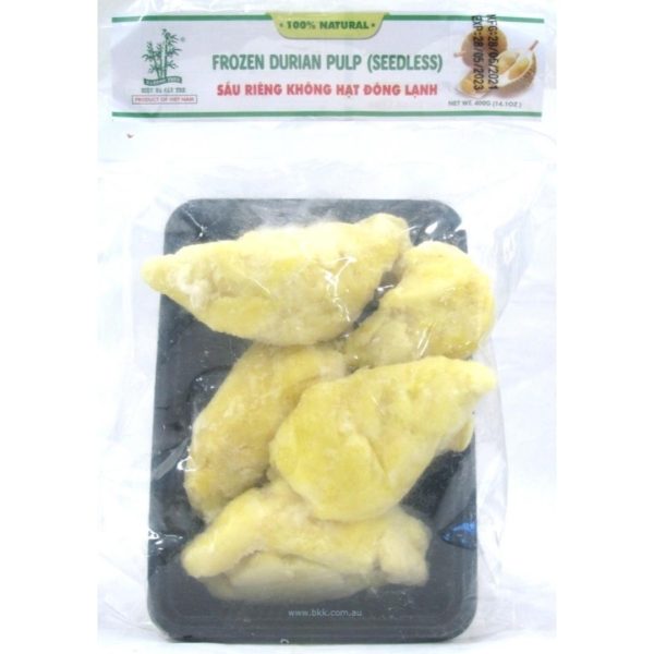 Image presents Gbamboo Frozen Seedless Durian 30x400g.