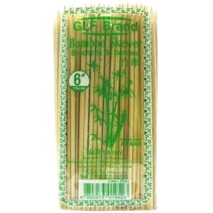 Image presents Glf Bamboo Skewer 6 100x100pcs