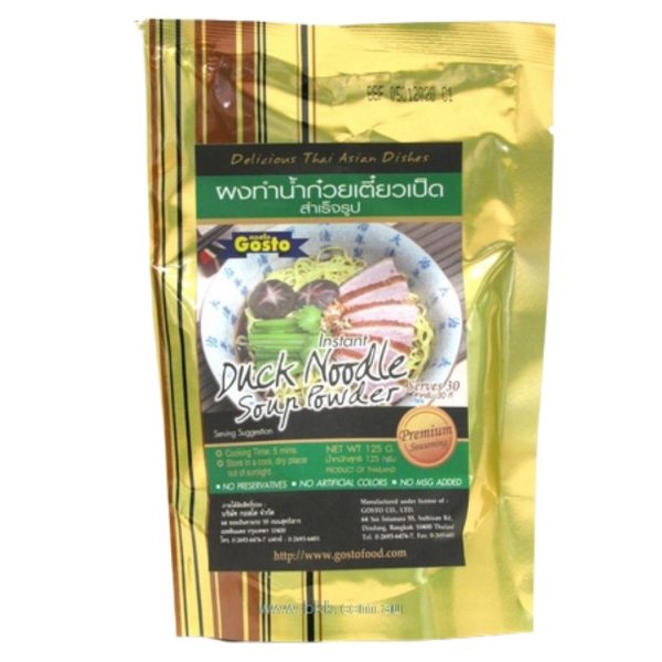 Image presents Gosto Duck Soup Powder 48x125g