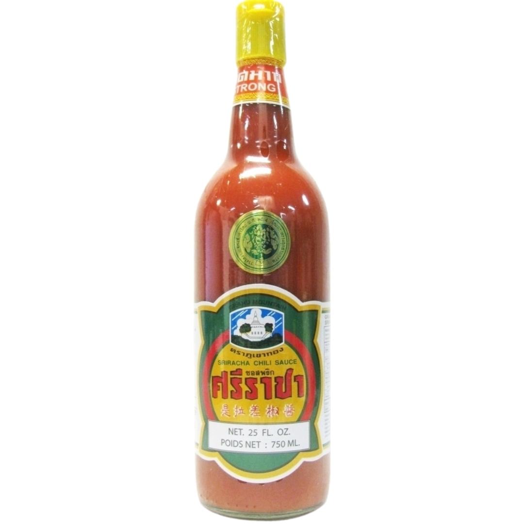 Image presents Grand Mt Sriracha Strong Sauce 12x750ml