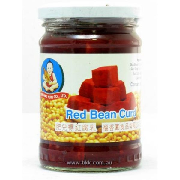 Image presents Healthy Boy Red Bean Curd 12x250g.