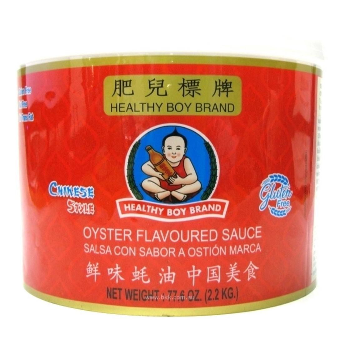 Image presents Hlthy Boy Oyster Sauce (Chinese) 6x2.2kg