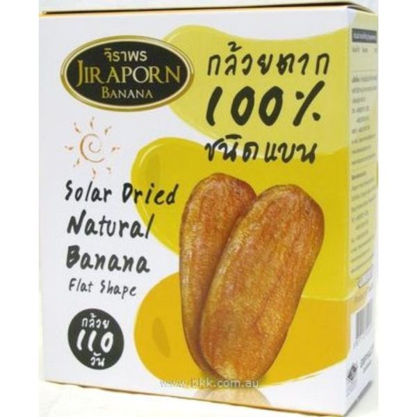 Image presents Jiraporn Dried Banana(Flat)20x240g
