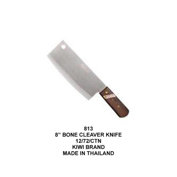 Image presents Kiwi Knife # 813 8 6x12doz Bone Cleaver