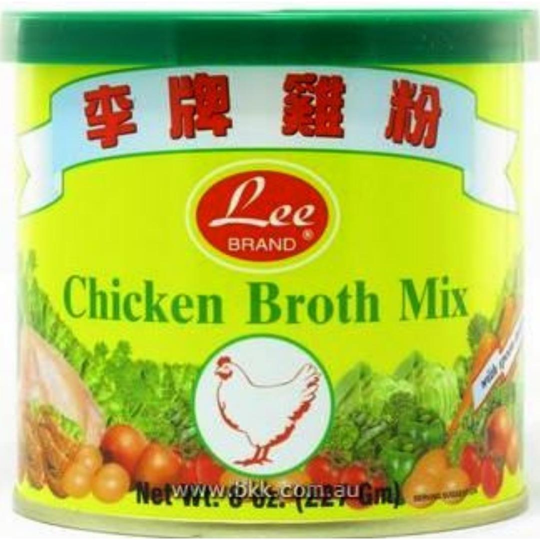 Image presents Lee Chicken Broth Mix 24x227g.