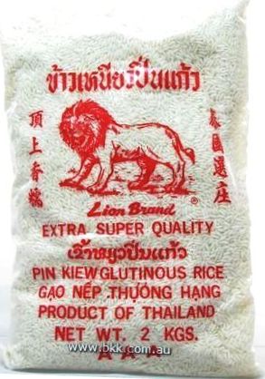 Image presents Lion Brand Glutinous Rice SKU 100.27