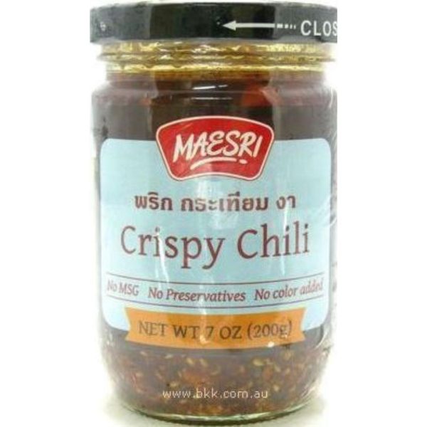 Image presents Maesri Crispy Chili 12x200g