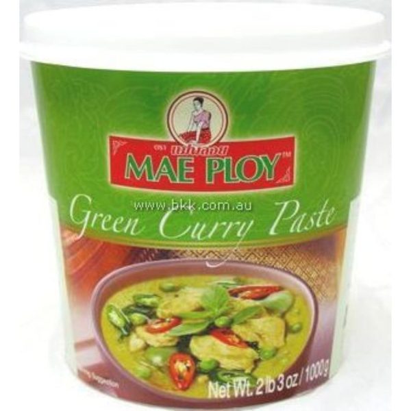 Image presents Mae Ploy Green Curry Paste 12x1kg