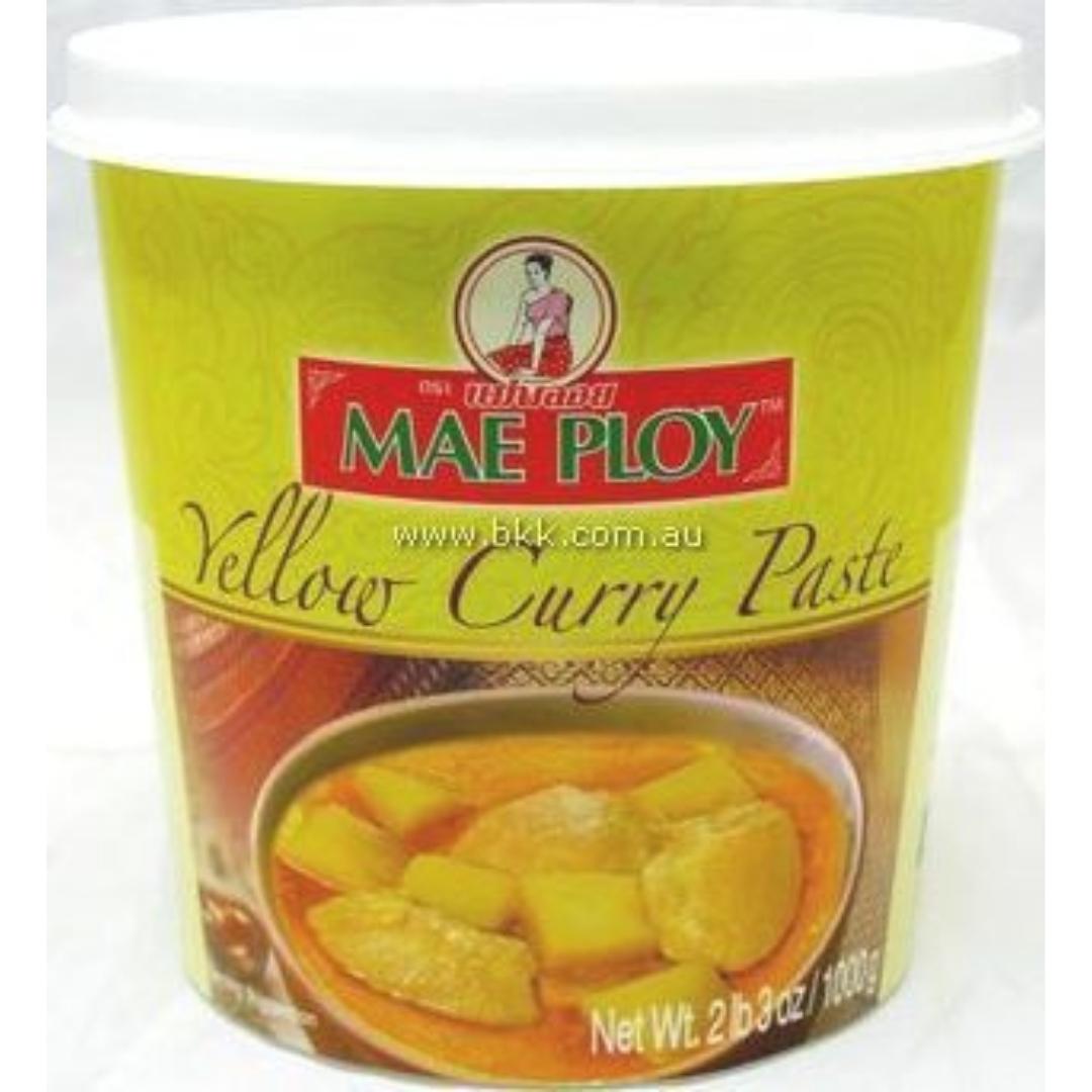 Image presents Mae Ploy Yellow Karee Curry 12x1kg.