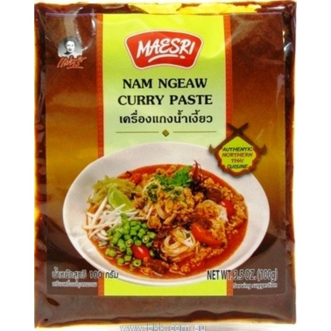 Image presents Mae Sri Nam Ngeaw Curry Paste 24x100g
