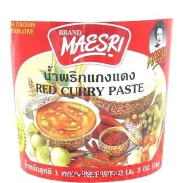 Image presents Mae Sri Red Curry Paste 12x1kg (Tub)