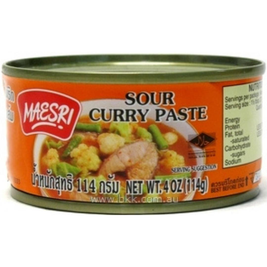 Image presents Mae Sri Sour Curry Paste 48x114g