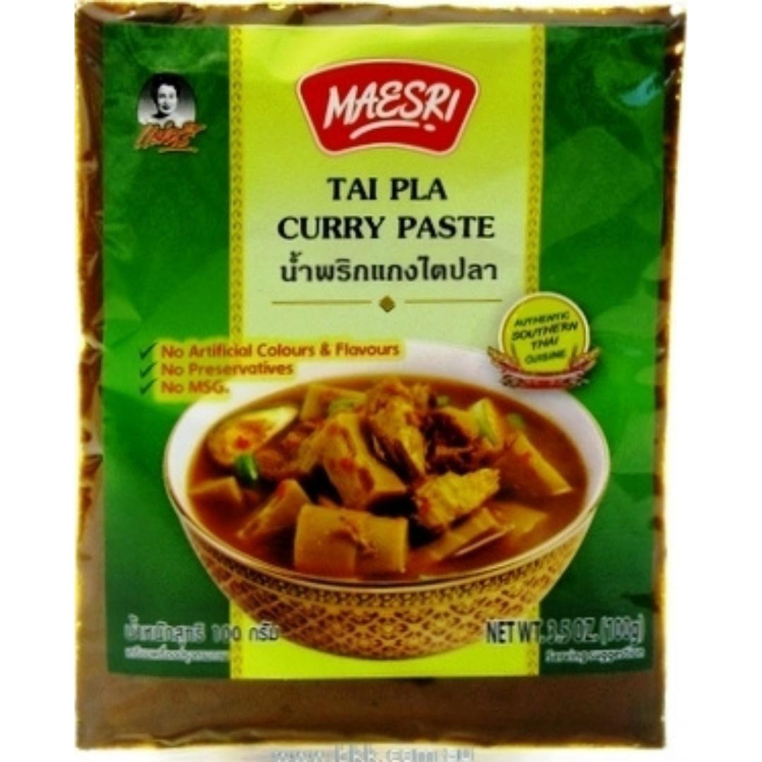 Image presents Mae Sri Tai Pla Curry Paste 24x100g