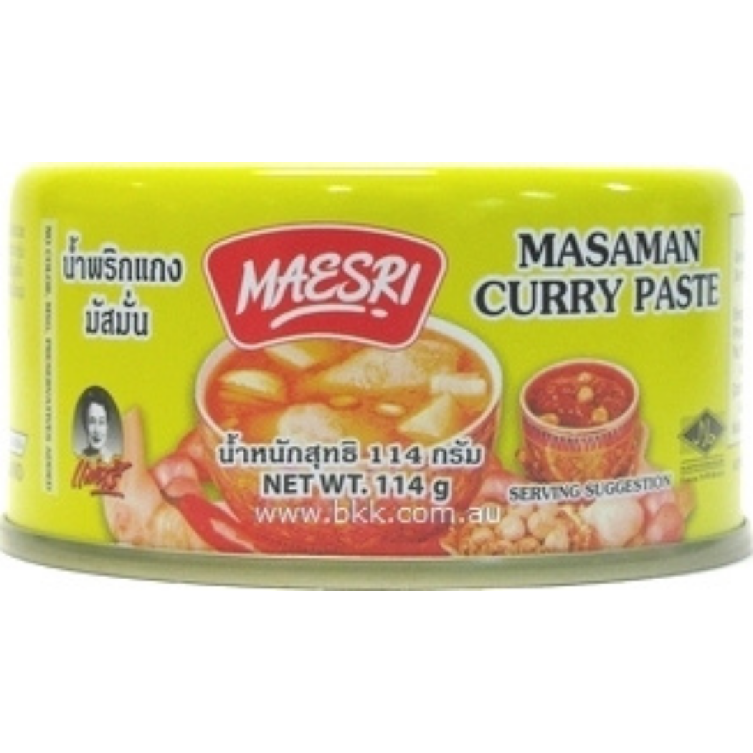 Image presents Maesri Masman Curry Paste 48x114g