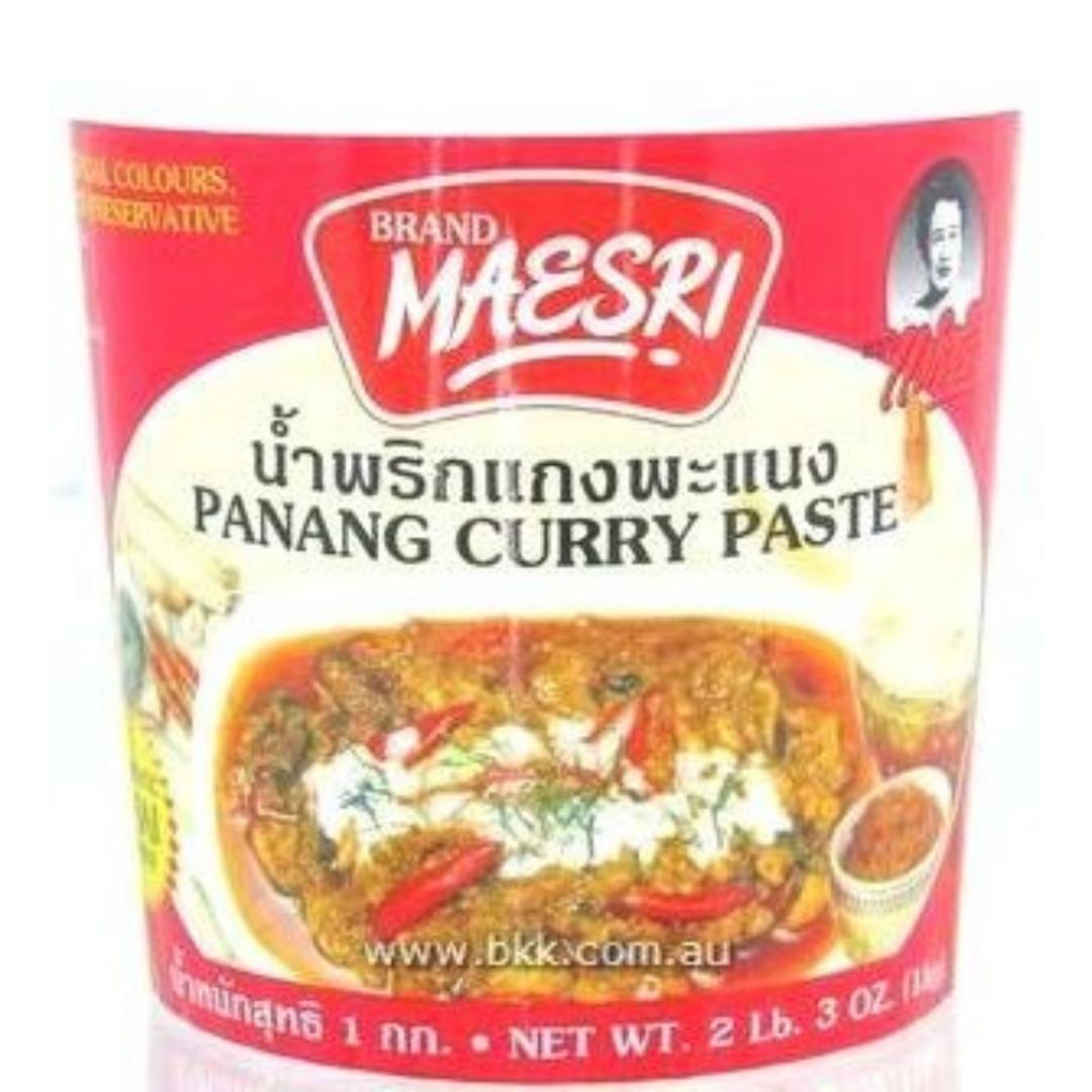 Image presents Maesri Panang Curry Paste 12x1kg.(Tub)