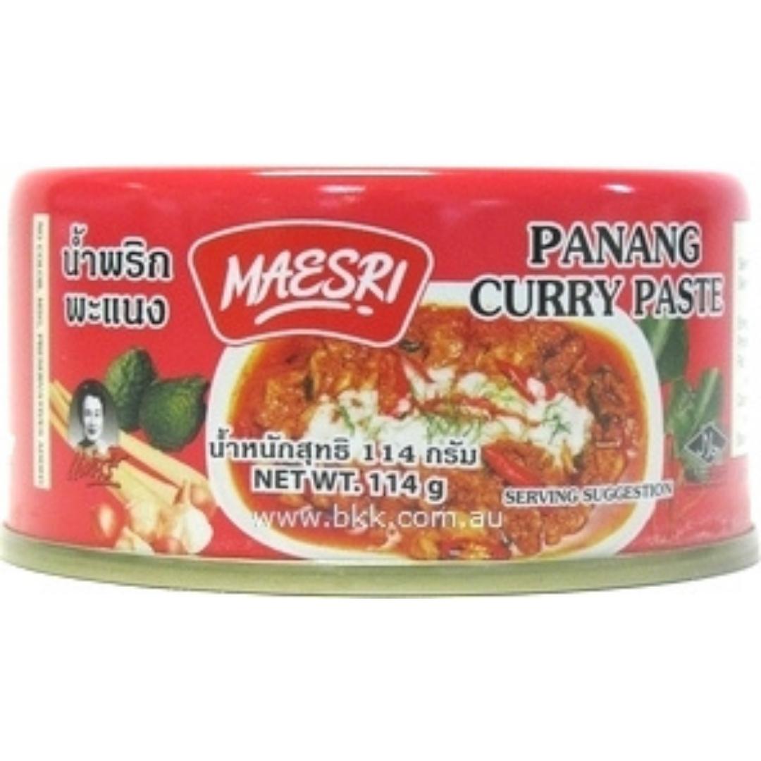 Image presents Maesri Panang Curry Paste 48x114g