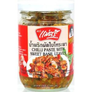 Maesri Sw Basil/chilli Paste 24x200g