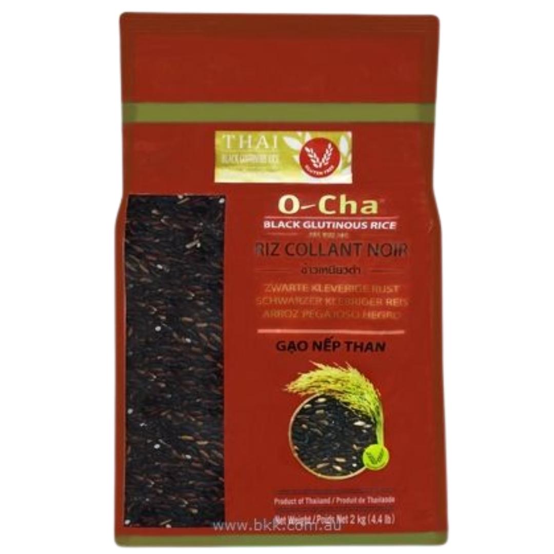 Image presents O-cha Black Glutinous Rice 12x2kg