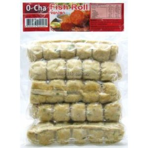 Image presents O-cha Fish Roll 12x454g.(Hur Jor)