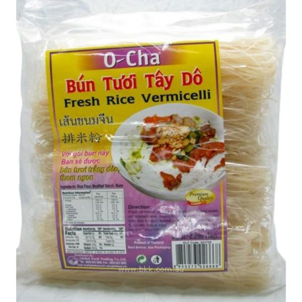 Image presents O-cha Fresh Rice Vermiceli12x1kg Buntuoi