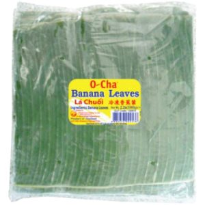 Image presents O-cha Frozen Banana Leaves 12x1kg