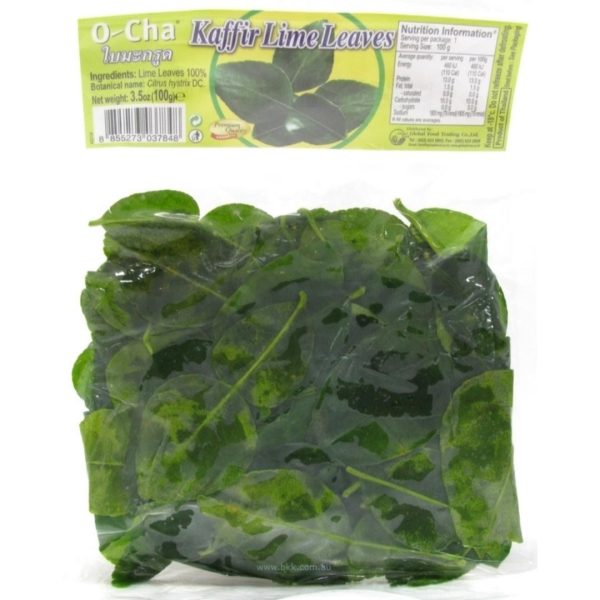 Image presents O-cha Frozen Lime Leaves 24x100g
