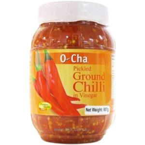 Image presents O-cha Ground Chilli 12x850g.