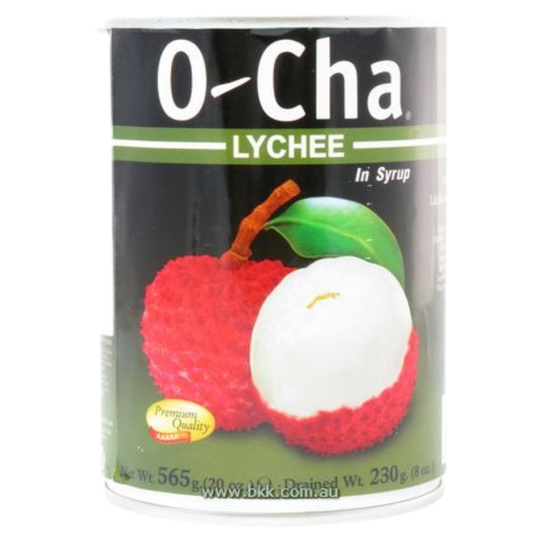 Image presents O-cha Lychee In Syrup 12x565g Jumbo