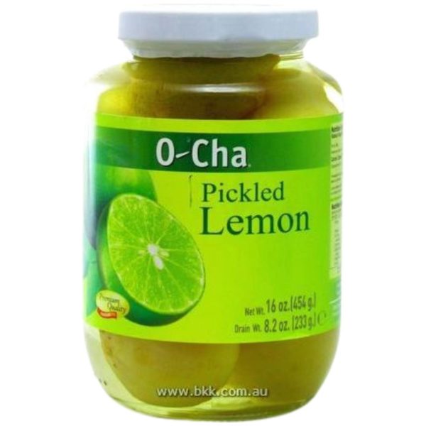 Image presents O-cha Pickled Lemon 24x454g.